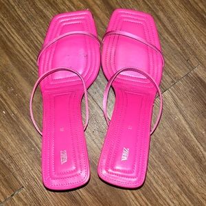 Pink Zara heels size 38